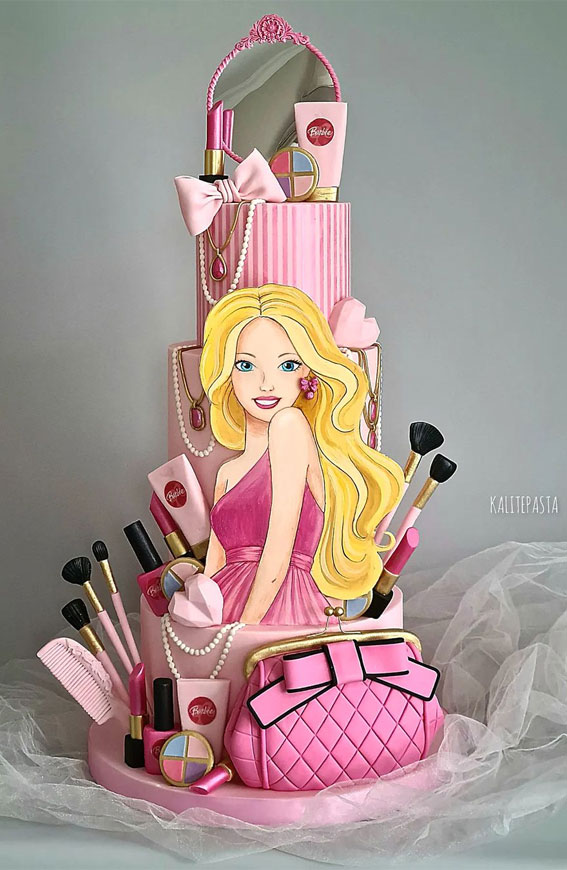 Barbie Cake, Barbie Doll Cake, Barbie Birthday Cake - FNP AE