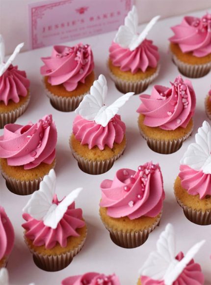 40 Sweet Temptations Irresistible Cupcake Creations : Pretty pink mini ...