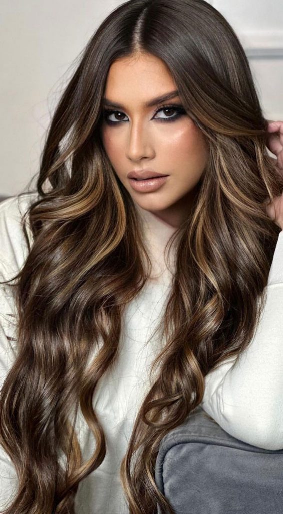 Sophisticated Hair Colour Ideas for a Chic Look : Rich Brunette with ...