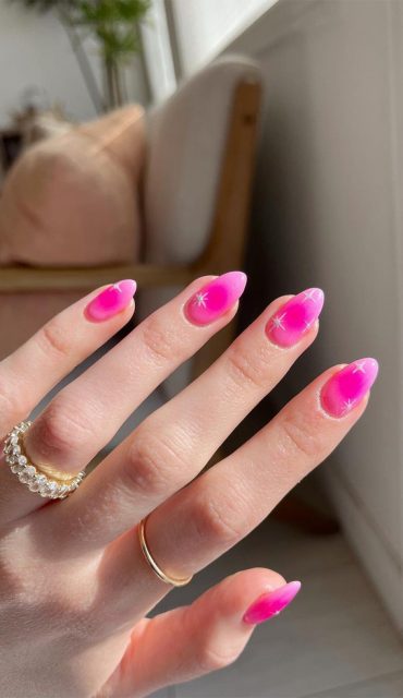 25 Hot Pink Vibrant Nails For Modern Women Aura Hot Pink Nails