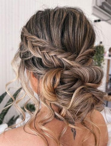 30 Glamorous Braids To Make a Statement on Your Big Day : Stunning ...