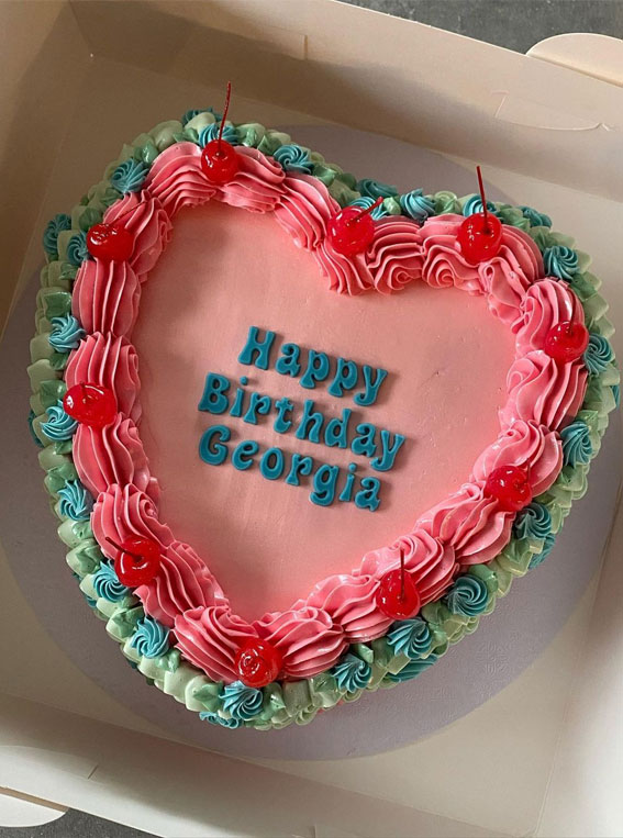 Heart Celebration Cake
