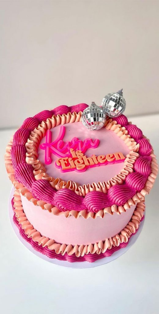 47-buttercream-cake-ideas-for-every-celebration-peach-pink-18th