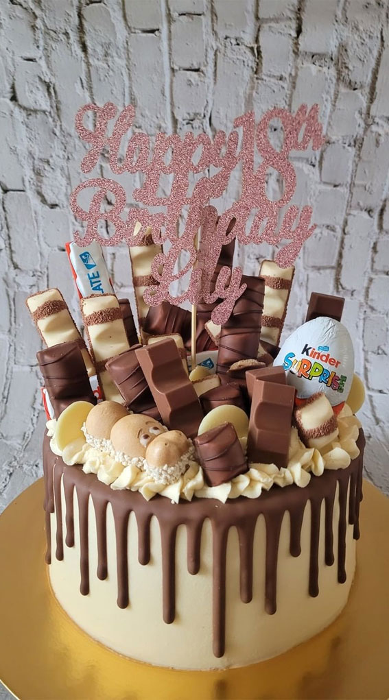 Kinder Bueno Birthday Cake - Fitri Creations Halal Bakery (Singapore)