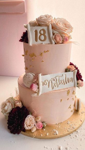 18th Birthday Cake Ideas for a Memorable Celebration : Sweetest Pink ...