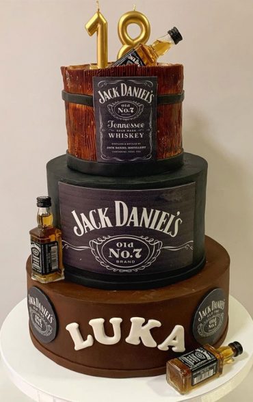 18th Birthday Cake Ideas for a Memorable Celebration : Jack Daniels ...