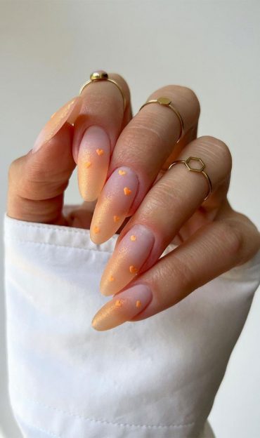 Chic Summer Nail Ideas Embrace The Season With Style Ombre Orange Sheer Nails