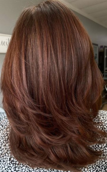 Warm and Inviting Fall Hair Colour Inspirations : Copper Brown Blend ...