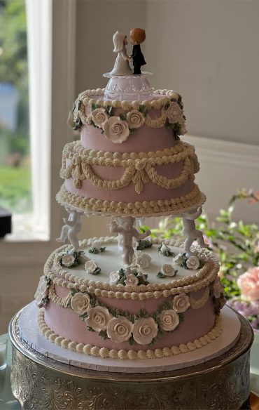 50 Cute Vintage Style Cake Delight Ideas 1970s Wilton Wedding Cake