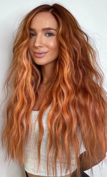 50 Fall Hair Colour Ideas For A Cozy Season Pumpkin Spice 4012
