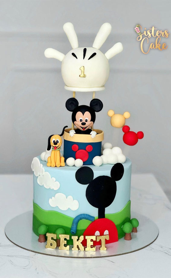 Mickey Mouse themed cake – Karaikal Iyangars
