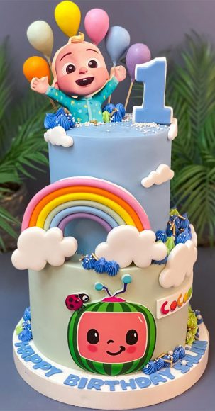 50+ Delightful 1st Birthday Cake Ideas for 