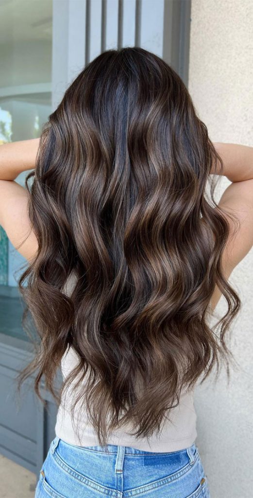 50+ Captivating Hair Colors for the Chilly Season : Chocolate Balayage ...