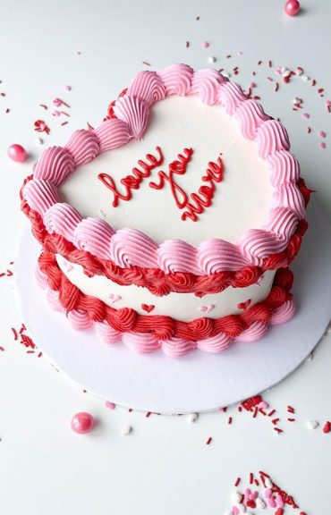 Sweetheart Valentine's Cake Ideas Love in Every Layer : Love Infusion