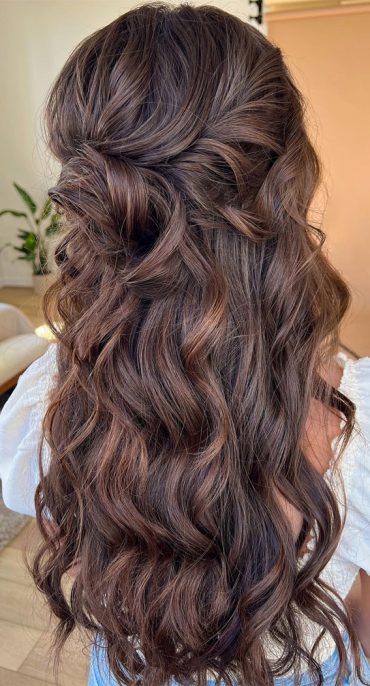 40 Half Up Half Down Hairstyles The Perfect Balance of Sophistication ...