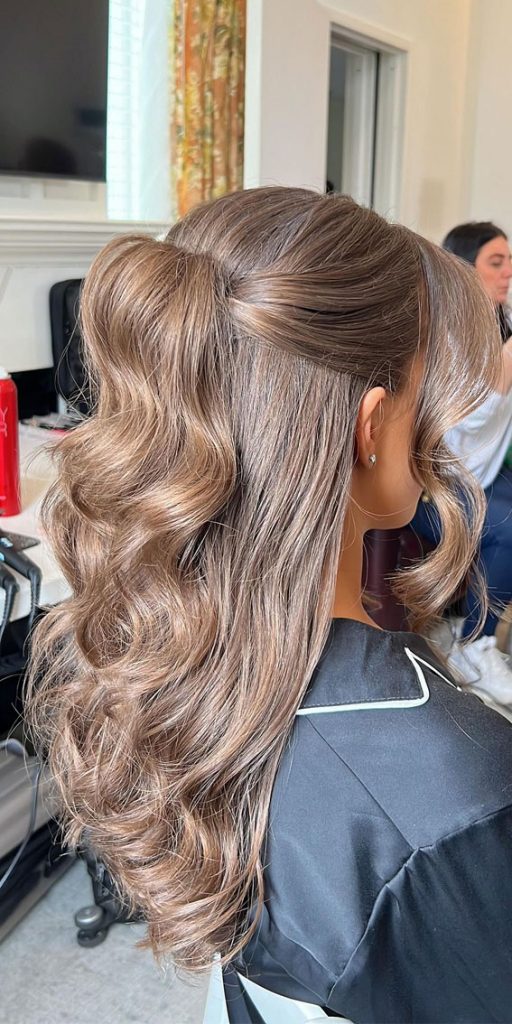 40 Half Up Half Down Hairstyles The Perfect Balance of Sophistication ...