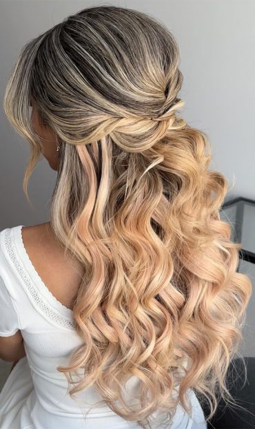 40 Half Up Half Down Hairstyles The Perfect Balance Of Sophistication