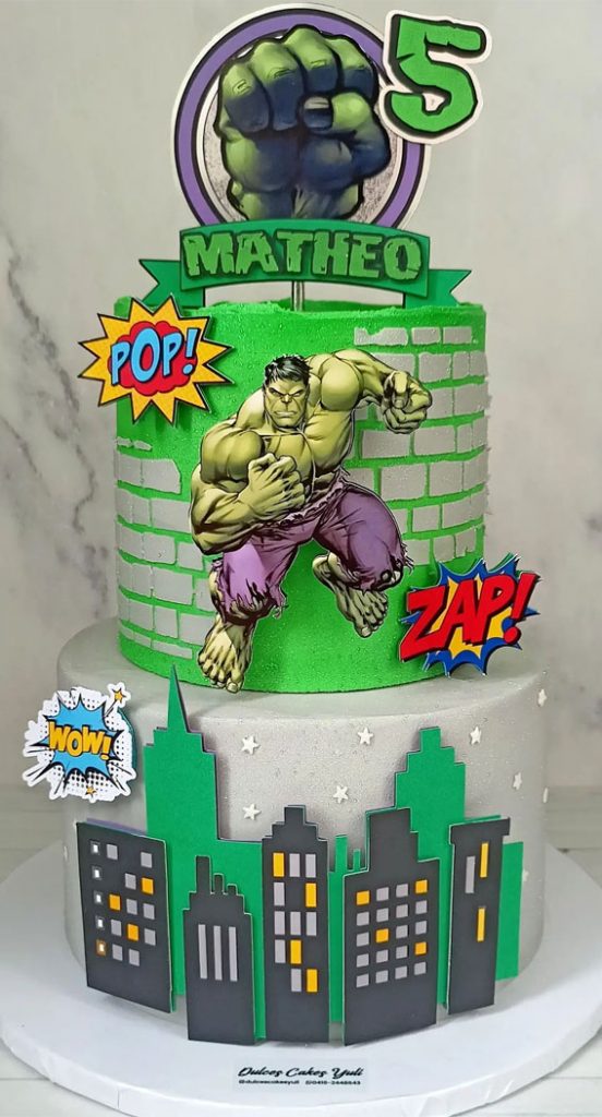 Hulk Birthday Cake Ideas for Superhero Celebrations : The Incredible ...