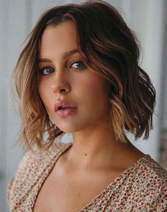 Dark Caramel Long Bob : 50 Best haircuts & Hairstyles To Try