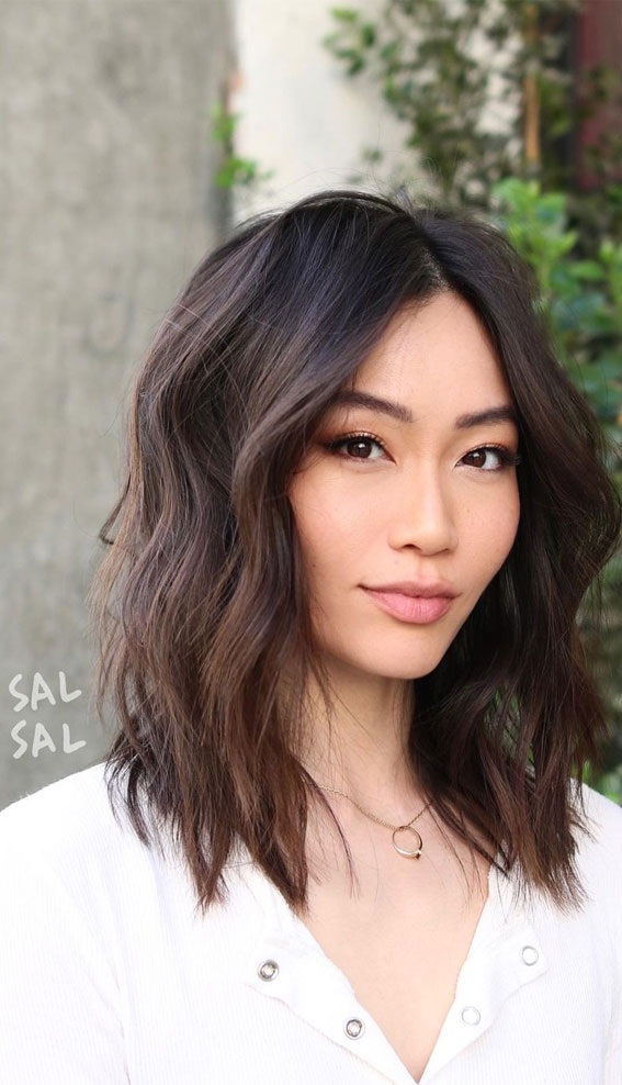 Shoulder-Length Layered Shag : 50 Best haircuts & Hairstyles To Try