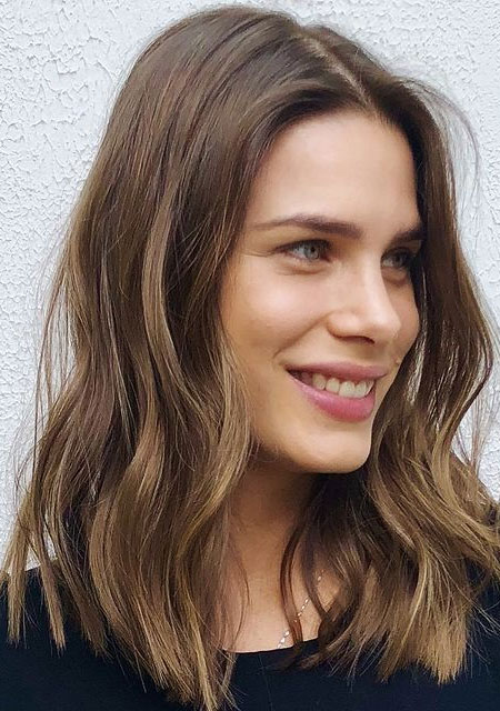 Textured Haircut Mid-Length Thin Hair : 50 Best haircuts & Hairstyles To Try