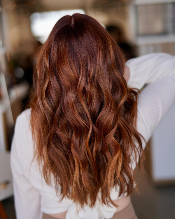 Auburn Radiance Balayage