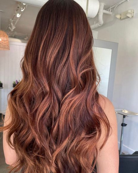 30 Auburn Balayage Hairstyles Copper Auburn Balayage