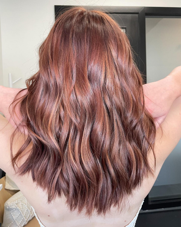 Rosewood Auburn Balayage