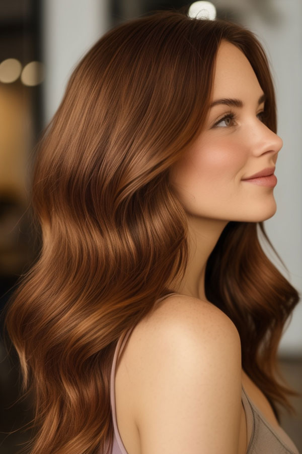 Maple Auburn Hair Colour, autumn hair color