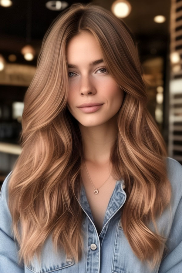 27 Shades of Auburn Must-Try Hair Colours: Honey Auburn Hair Colour