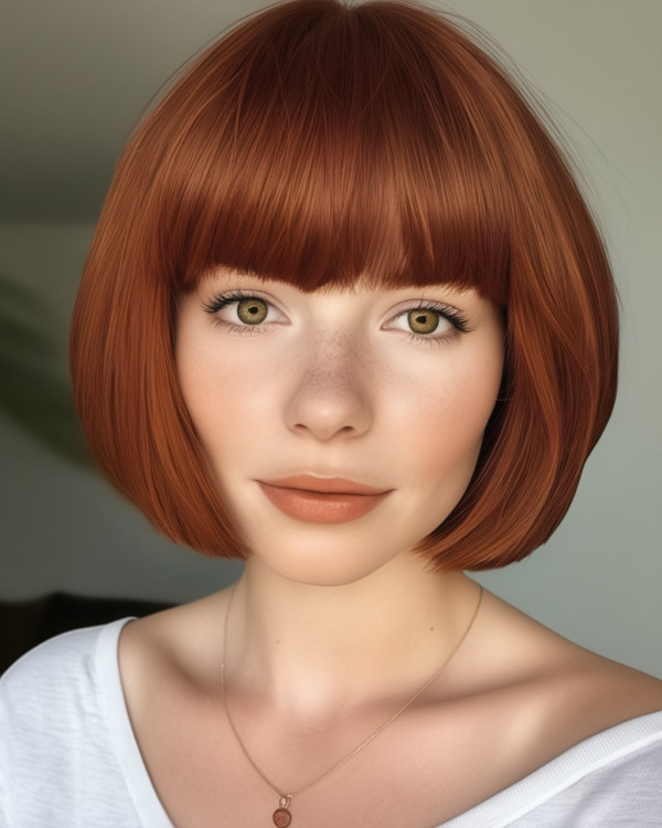 Auburn Classic Bob with Fringe