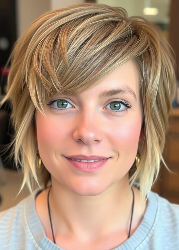 Layered Pixie Bob, Chic Bob Hairstyle