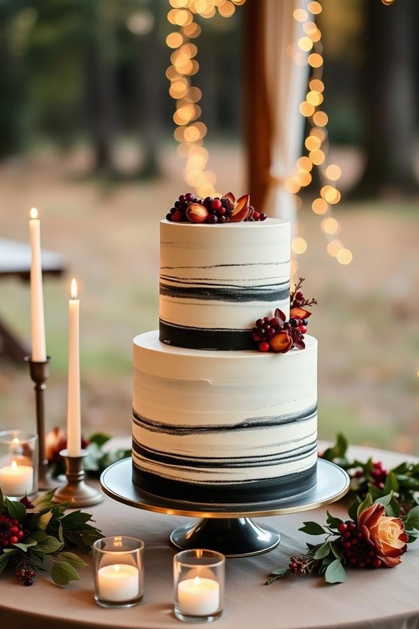 Modern Elegance Cake, wedding cake trend, wedding cake