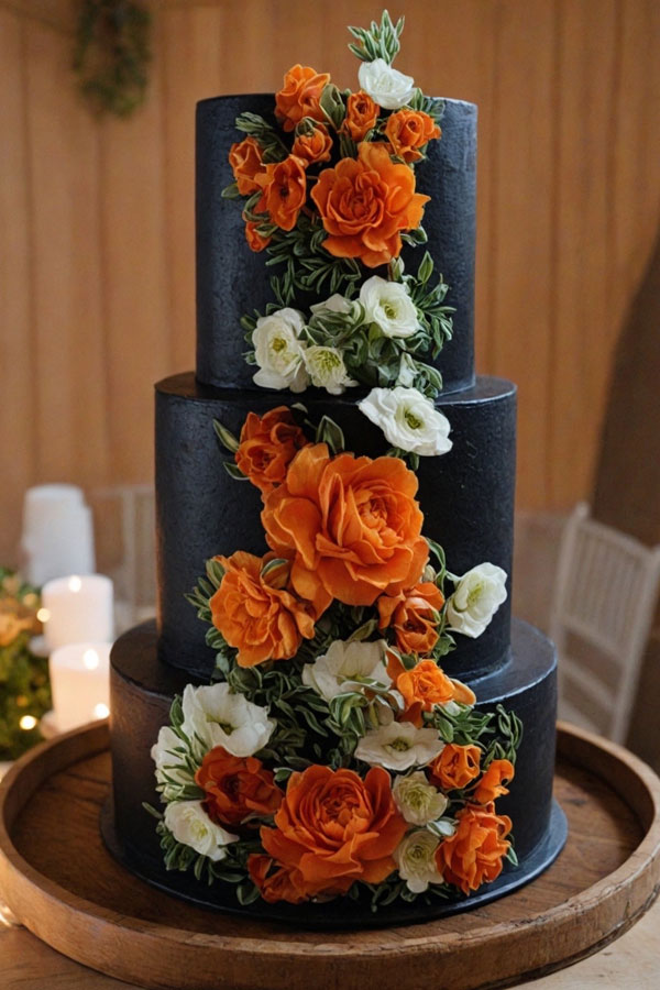 40 Dream Wedding Cakes for Every style : Autumnal Elegance Cake