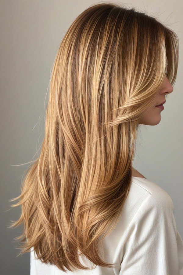 Soft Honey Blonde Highlights, fall hair color