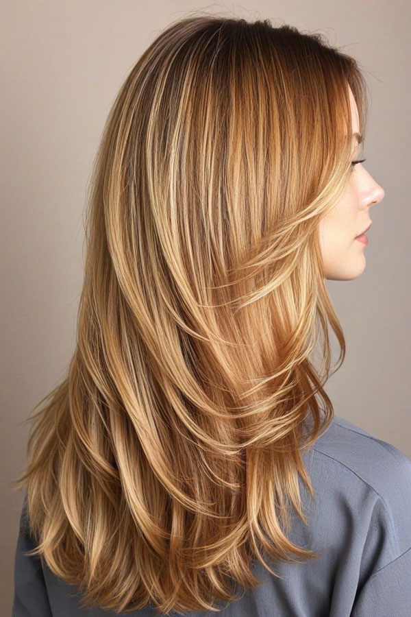  Golden Blonde Soft Layers, fall hair color