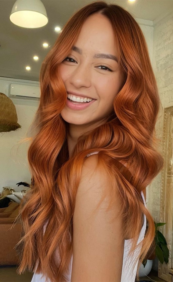 pumpkin spice hair colour, best hair colour for autumn and winter