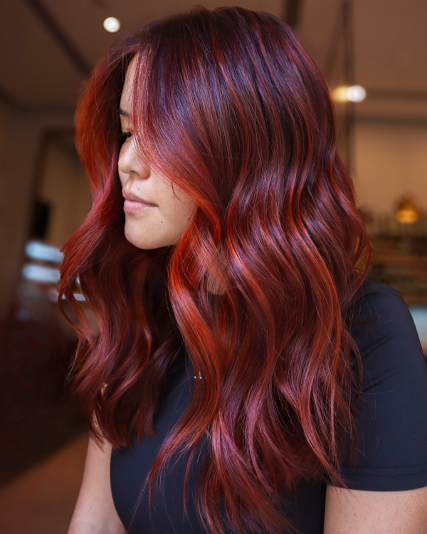 Mulled Wine Waves, best hair colour for autumn and winter