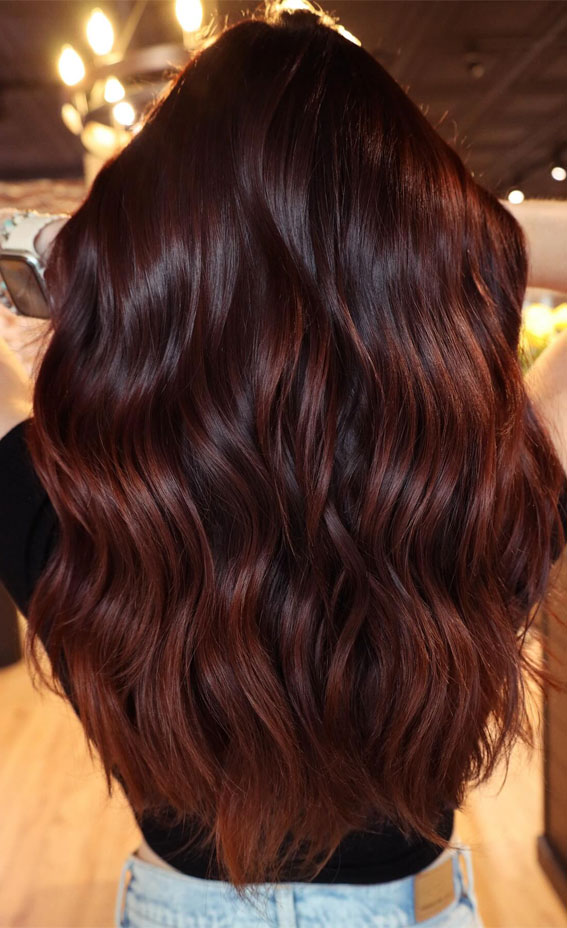 Velvet Merlot Waves, best hair colour for autumn and winter