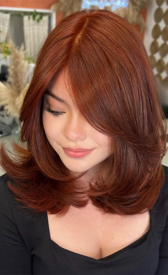 Soft Cinnamon Layers, best hair colour for autumn and winter