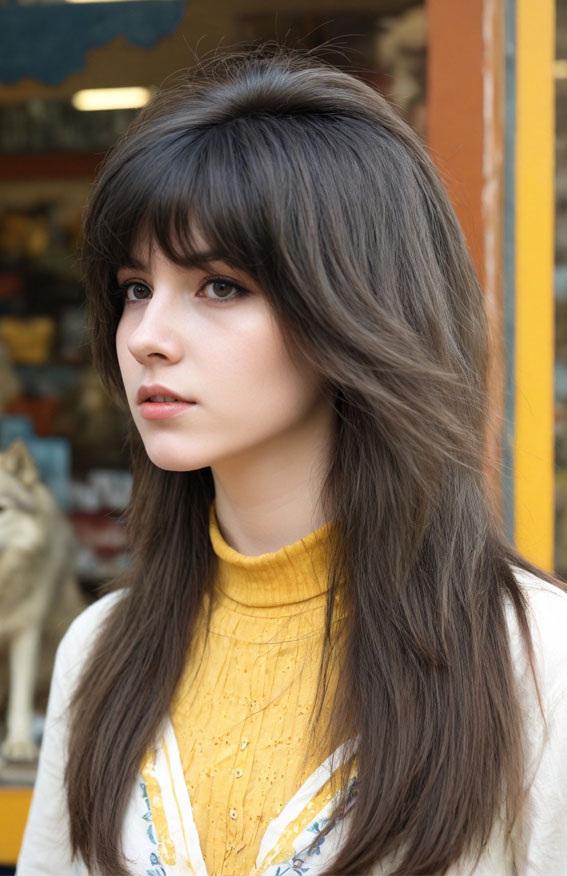 40 Fierce & Fabulous Wolf Haircut Ideas : Elegant Smoky Wolf Layers