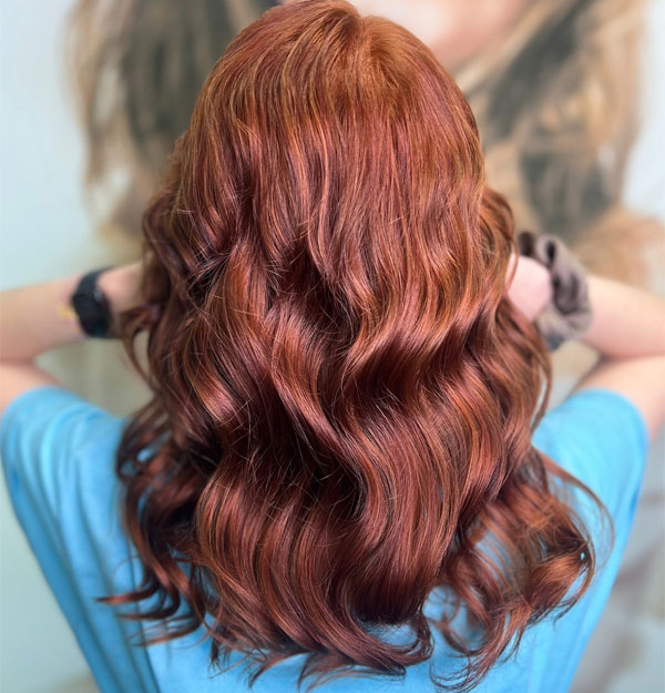 Chappell Roan Copper Red Hair, red hair colour, red hair colour ideas, red hair inspo, red hair colour inspiration, red hair colour on dark hair, red cherry hair colour