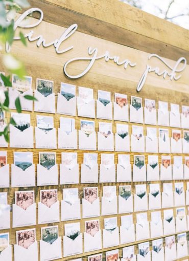 Wedding Escort Cards Ideas & Display To Match Your Wedding Style