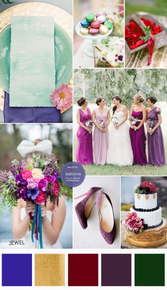 Jewel Tone Wedding theme { 17 ideas to Use Jewel Tones }