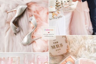 Rose Quartz Wedding colour| itakeyou.co.uk