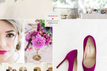 Shades of Purple and Fuchsia Wedding Colour Theme | itakeyou.co.uk