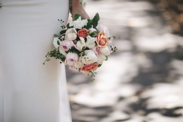 Rooftop Wedding with pops of colour for summer wedding