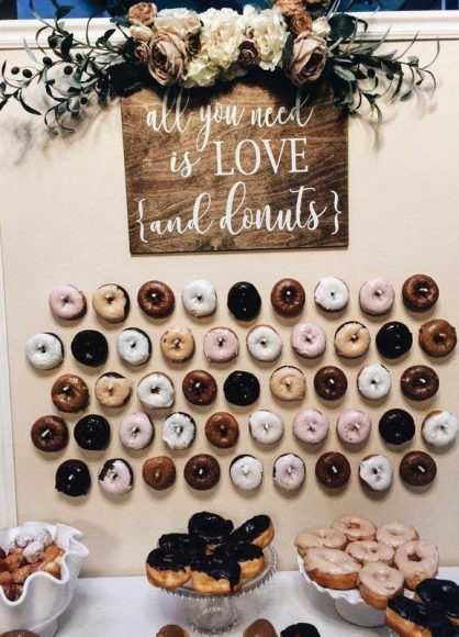 25 Wedding Donuts - A fun alternative wedding dessert Ideas