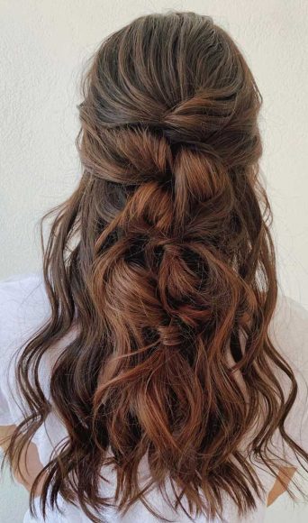 57 Gorgeous Wedding Hairstyles For A Gorgeous Rustic Wedding I Take You ...