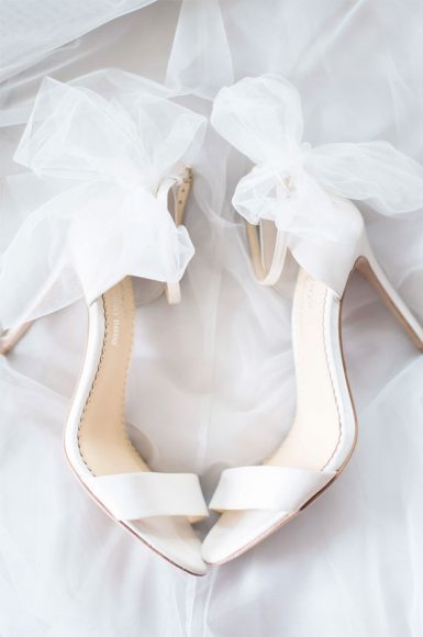 Best White & Ivory Wedding Shoes For Every Venue, Lace Bridal Heels